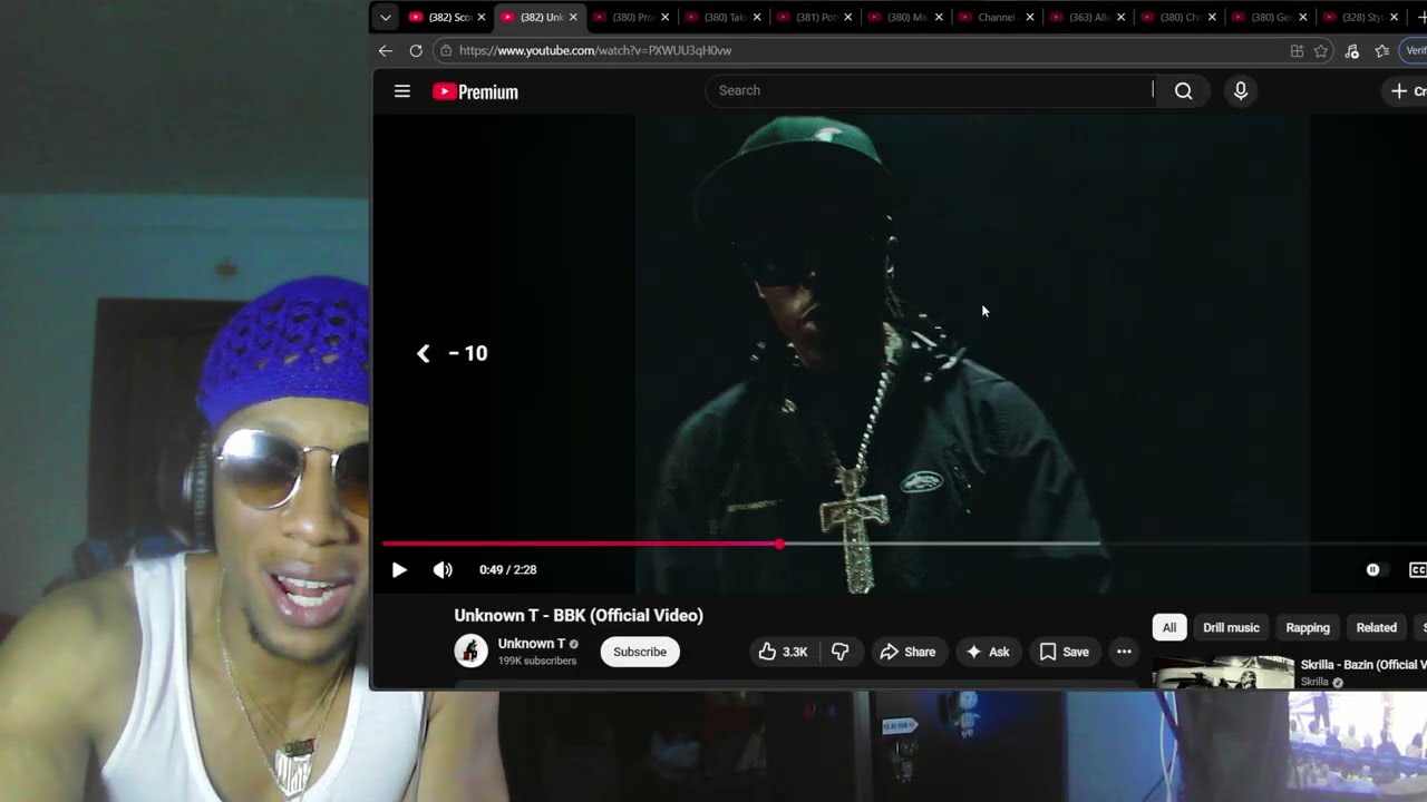 UNKNOWN T - BBK (OFFICIAL VIDEO) #unknownt #ukdrill #ukdrillreaction #ukmusic #ukreaction #ukrapper 
