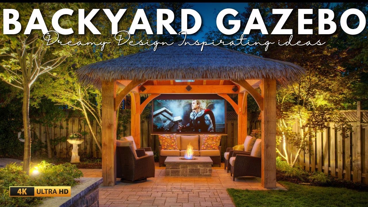 Modern Gazebo Design Ideas 2025 Outdoor Garden Gazebo ideas - Backyard Patio Makeover
