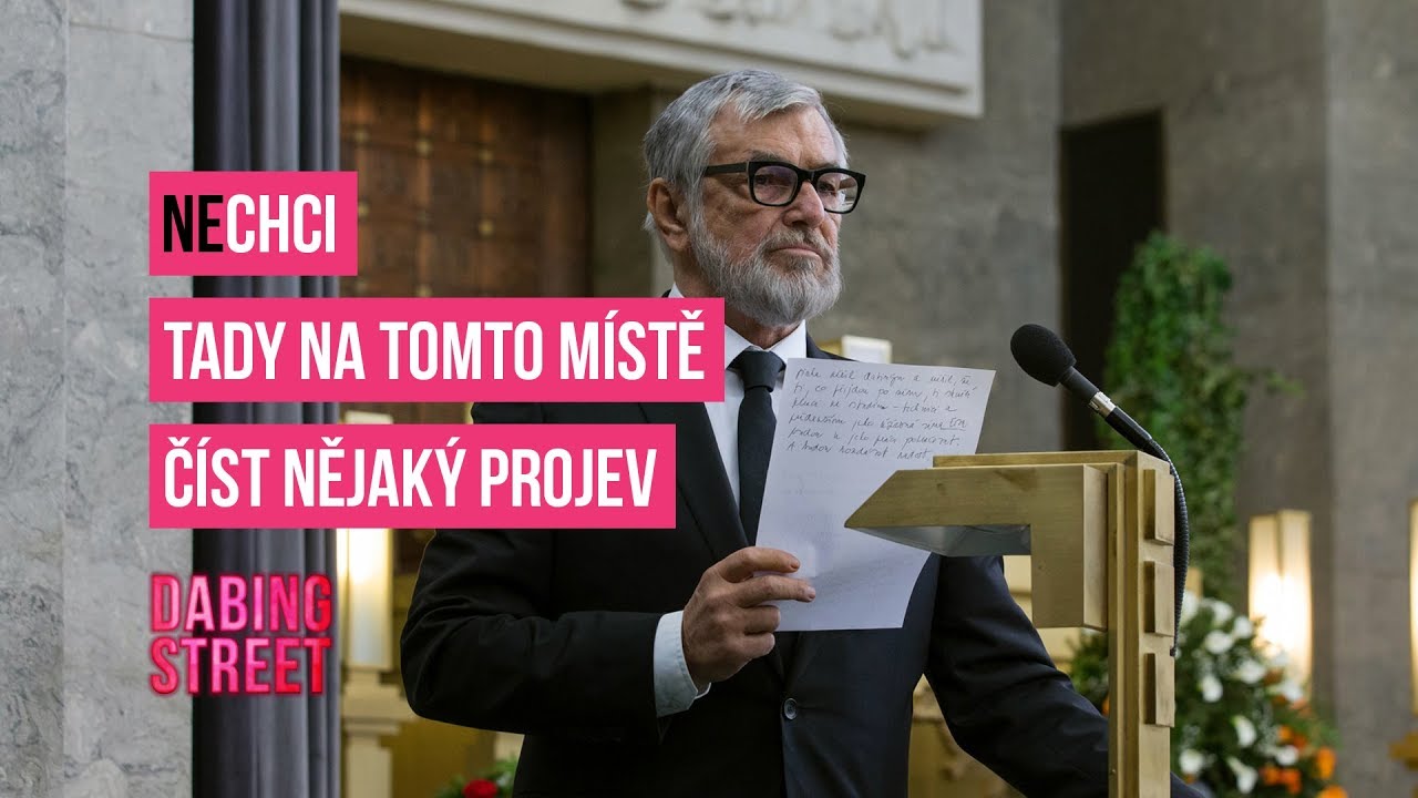 Dabing Street: proslov Jiřího Bartošky na pohřbu