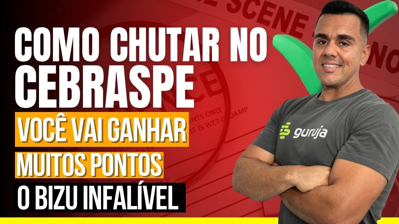 COMO CHUTAR NA CEBRASPE E GANHAR PONTO EM 2025
