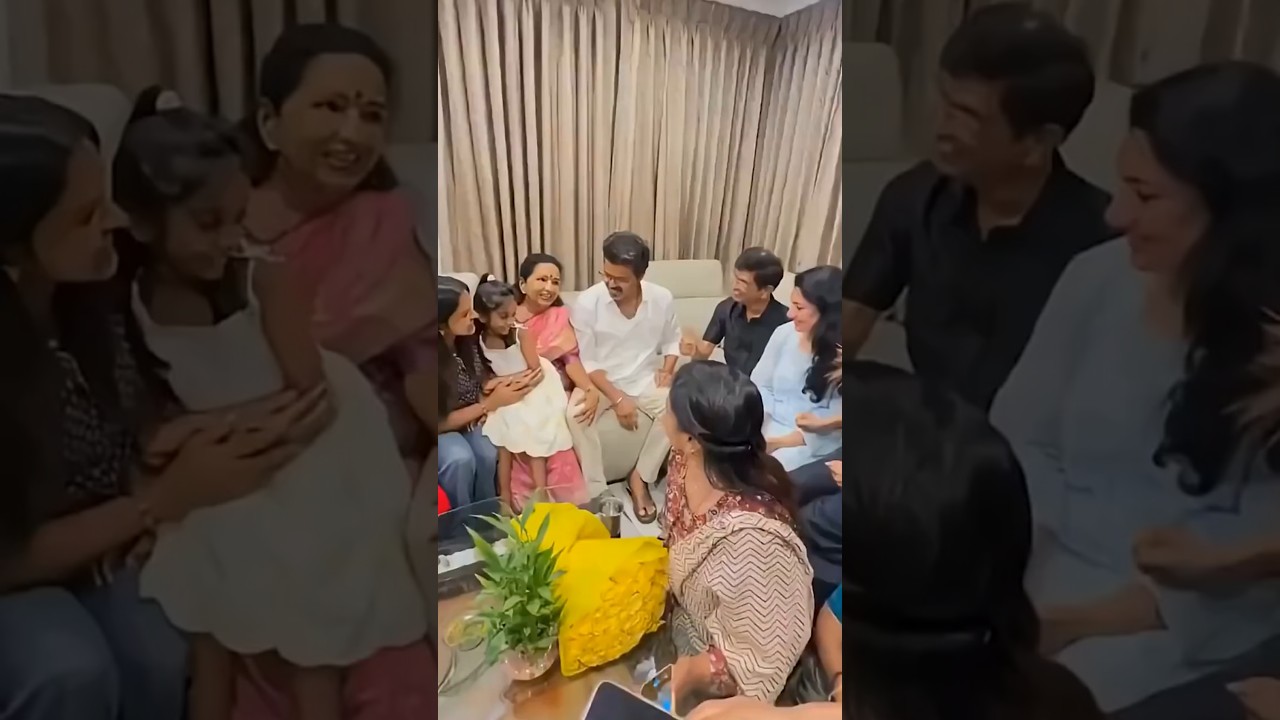 Trisha Reached on Actor Vijay's House | Thalapathy Vijay | TVK Vijay