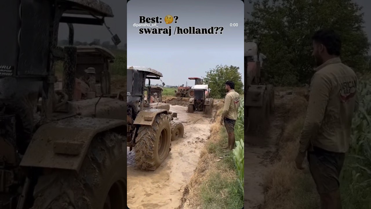 new holland special edition 3630 Vs Swaraj 855fe.konsa best real Mudd off-road test...#shorts #4k