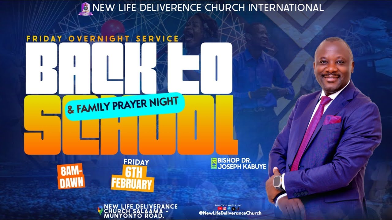 FRIDAY CHILDREN'S OVERNIGHT With BISHOP DR. JOSEPH KABUYE || 02 - 6th - 2026