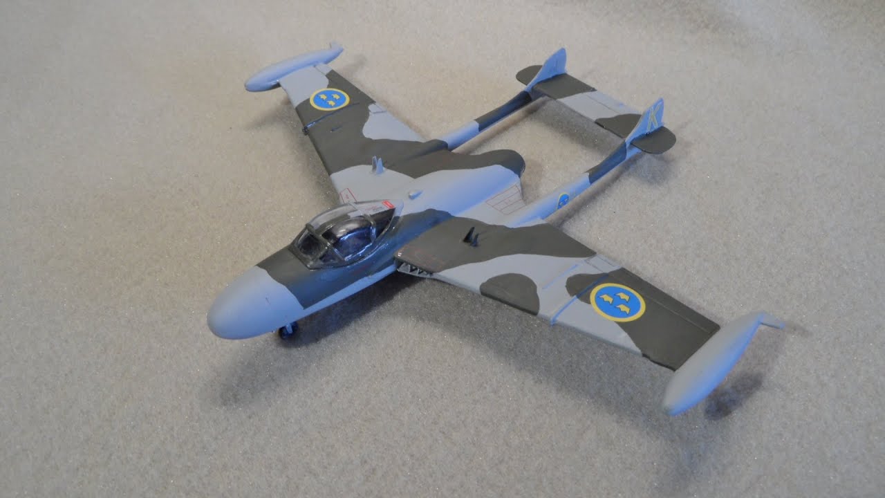 FROG 1/72 Sea Venom A.W.F. - A J33 Night Fighter Conversion Build