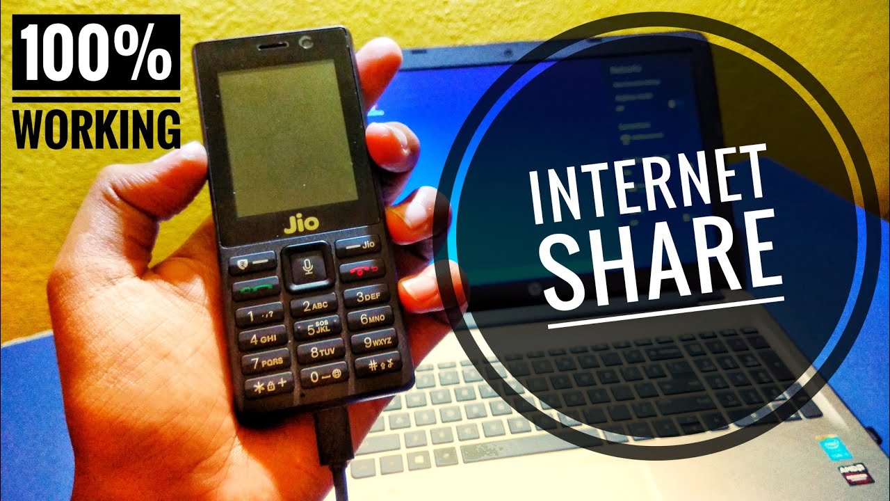 How To Use JioPhone's(F220B) Internet On PC & Laptop Via USB Tethering