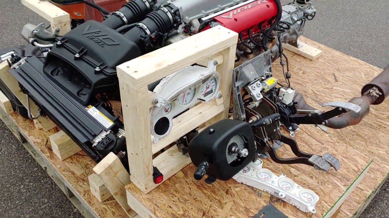 8.4L Viper Engine Running on turnkey Pallet