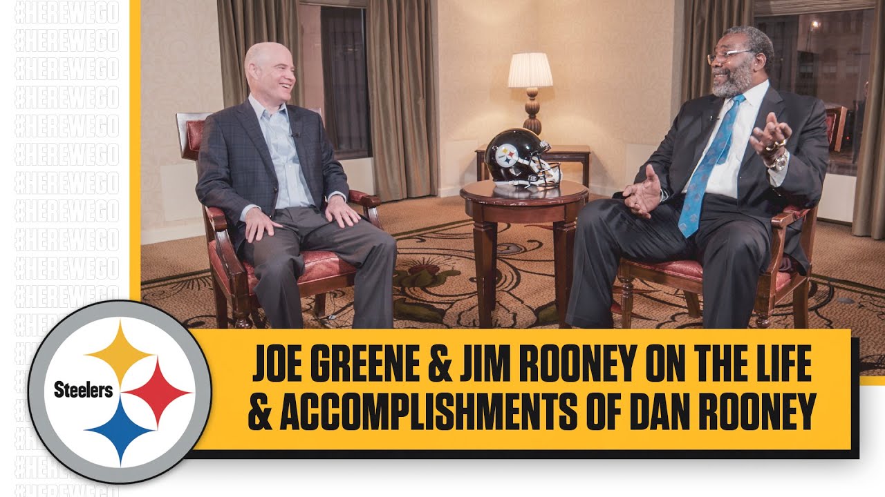 Joe Greene, Jim Rooney on the life & accomplishments of Dan Rooney | Pittsburgh Steelers