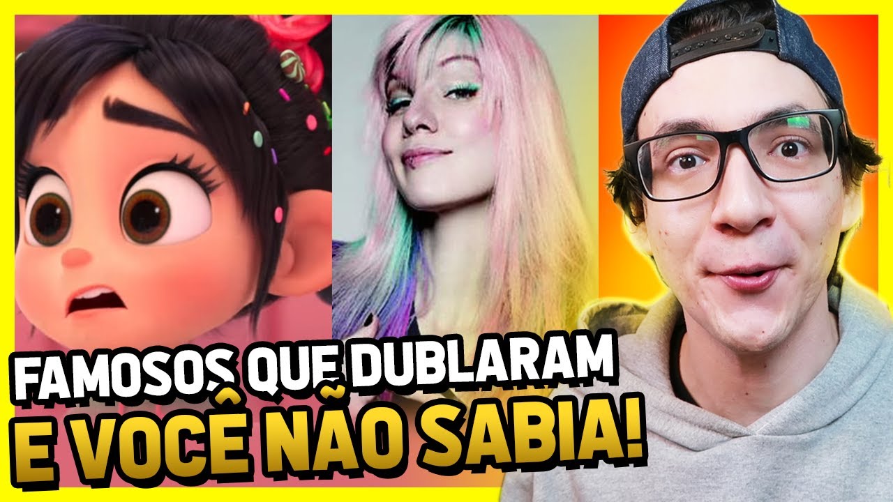 FAMOSOS QUE JÁ DUBLARAM E VOCÊ NÃO SABIA!