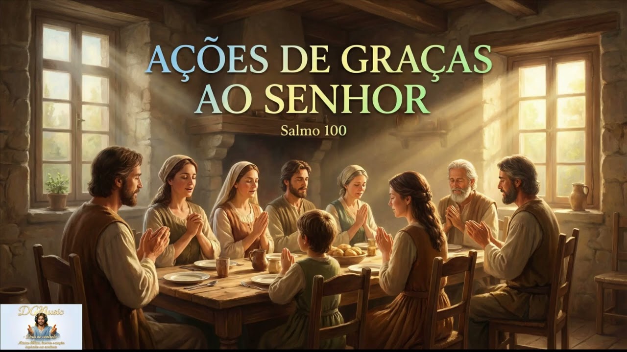 AÇÕES DE GRAÇAS AO SENHOR - Salmo 100