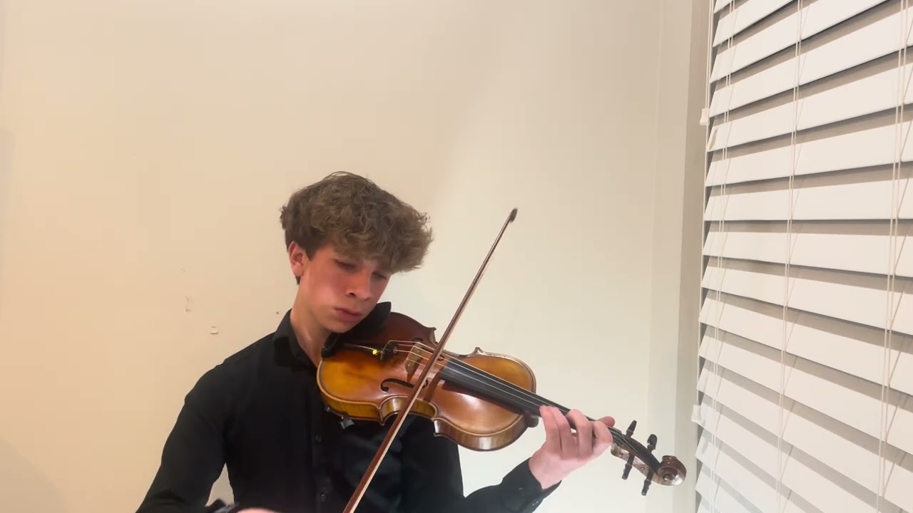 Mozart 3rd Violin Concerto Exposition-Drew Felker Violin Festival Audition