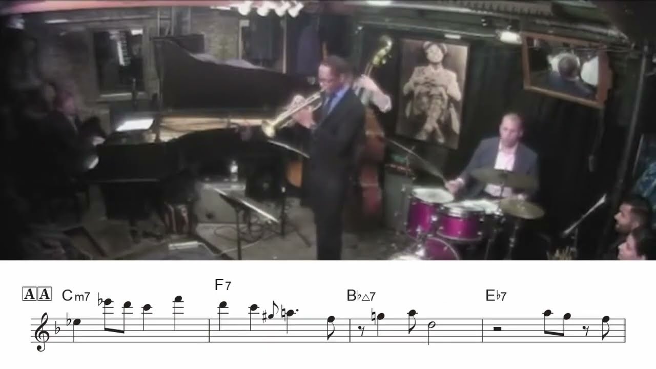 【Evidence】Brandon Lee Trumpet solo(Transcription)inB♭