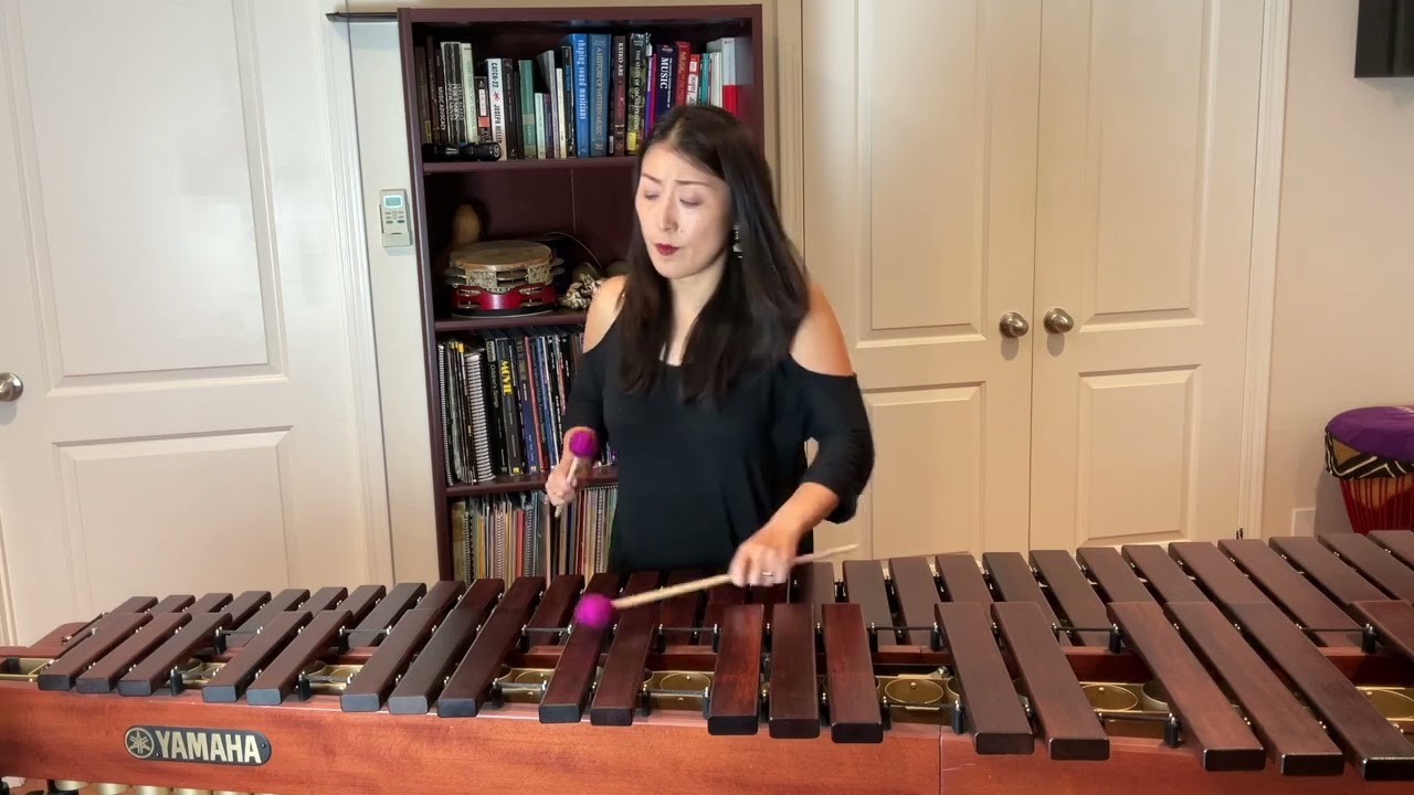 Bourree in E - 2 mallet piece for Audition (No Repeat) - Bach Violin