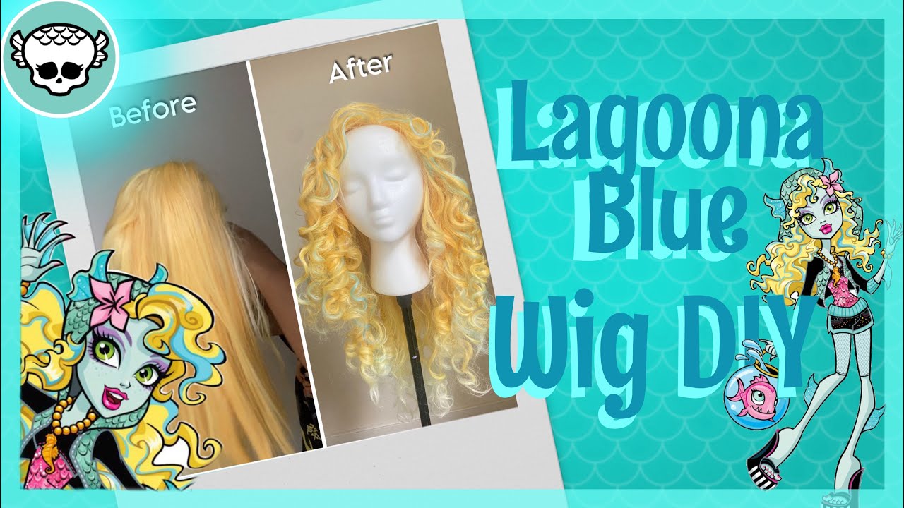 Lagoona Blue Wig DIY | Monster High Cosplay Tutorial