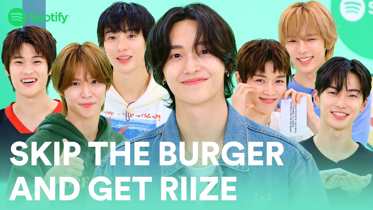 Skip the burger and get RIIZE at ROOKIE-THRUㅣSpotify ROOKIE-THRU (FULL)