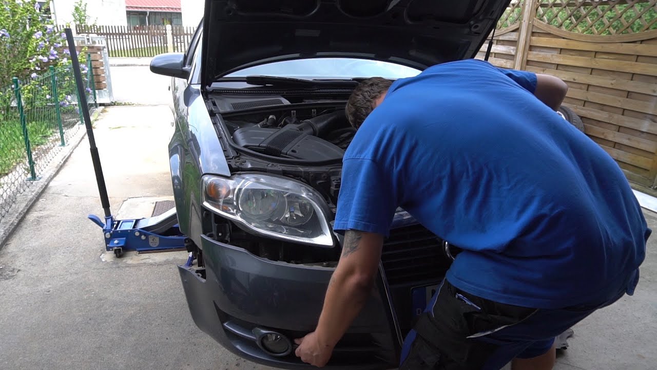 AUDI A4 B7 STOßSTANGE VORNE AUSBAUEN / DEMONTIEREN TUTORIAL