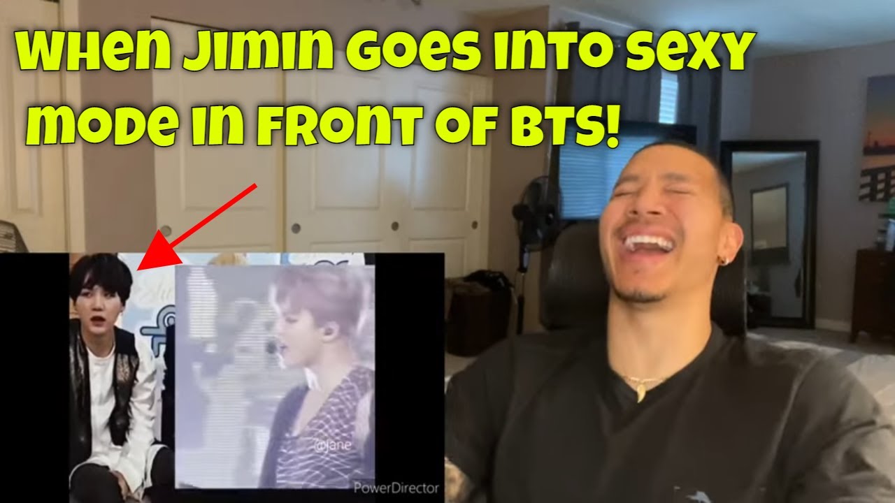 BTS не могут устоять перед сексуальностью Чимина РЕАКЦИЯ