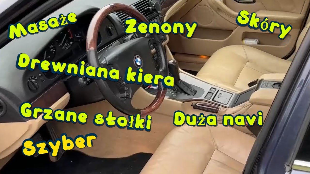BMW E39 525d za 8000zł Grubo dopasiona!!!