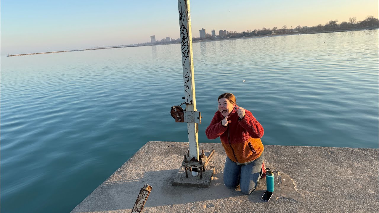 A Golden Hour Lakeside Geocache!