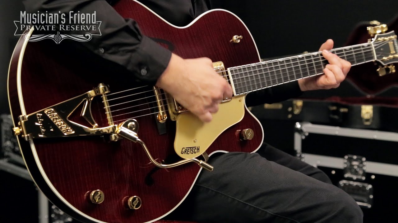 Gretsch Guitars G6122-1959 Chet Atkins Country Gentleman Electric Guitar, Walnut Stain