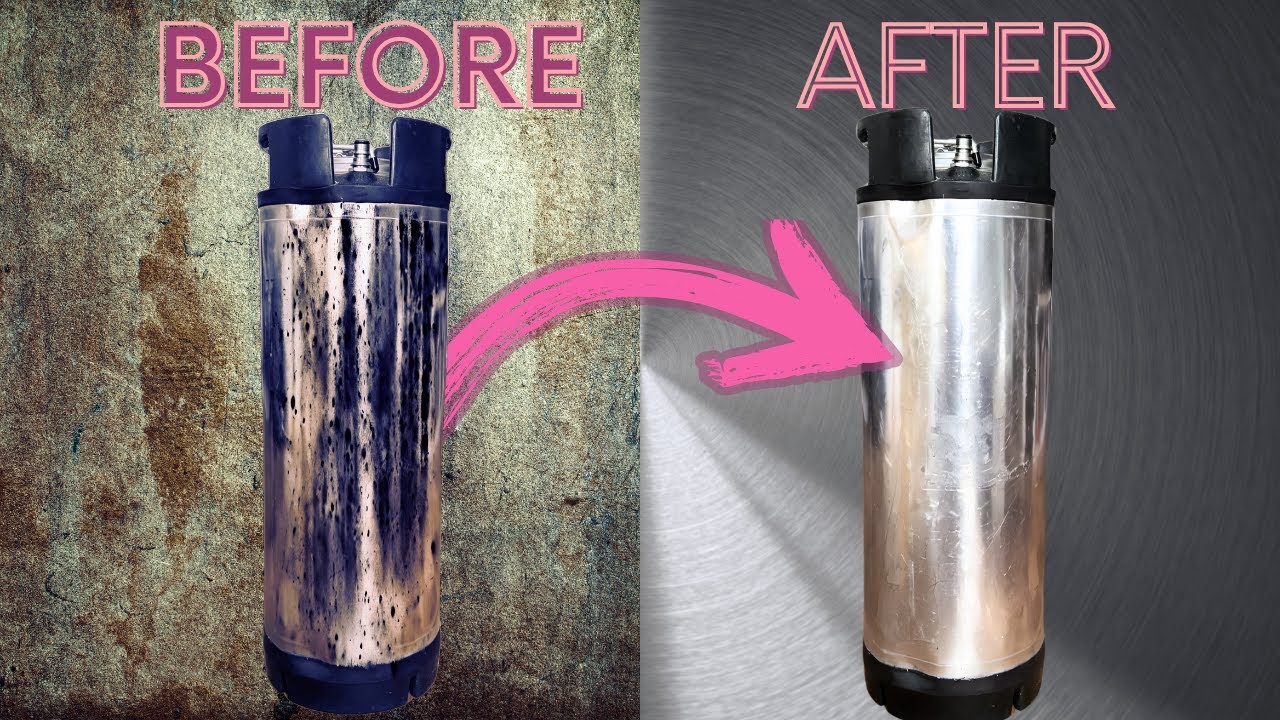 How to CLEAN and SANITIZE your corny keg in 10 minutes (Beginners Guide)