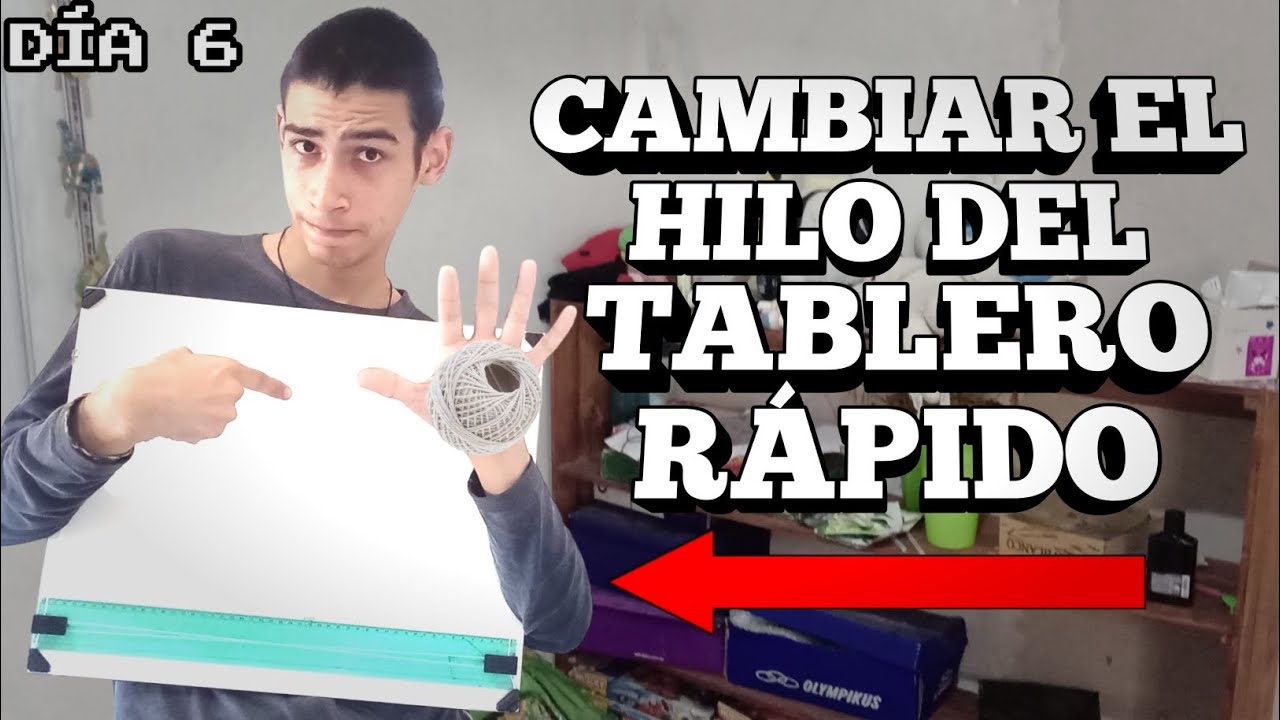CÓMO CAMBIAR EL HILO DEL TABLERO 🧵🪁 | CÓMO SER INGENIERO ELECTROMECÁNICO 🗣️‼️🗣️🗣️‼️🗣️‼️ | Día 6
