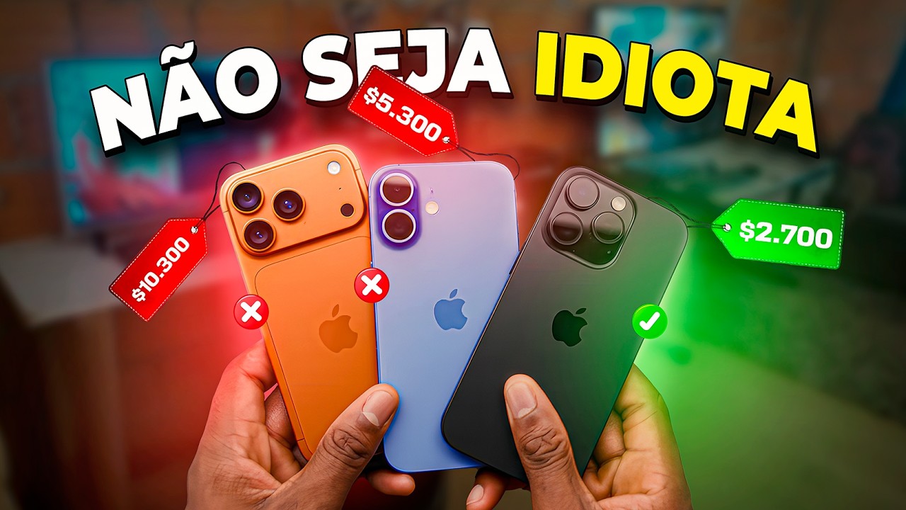 iPhones BARATOS pra comprar antes de 2026!