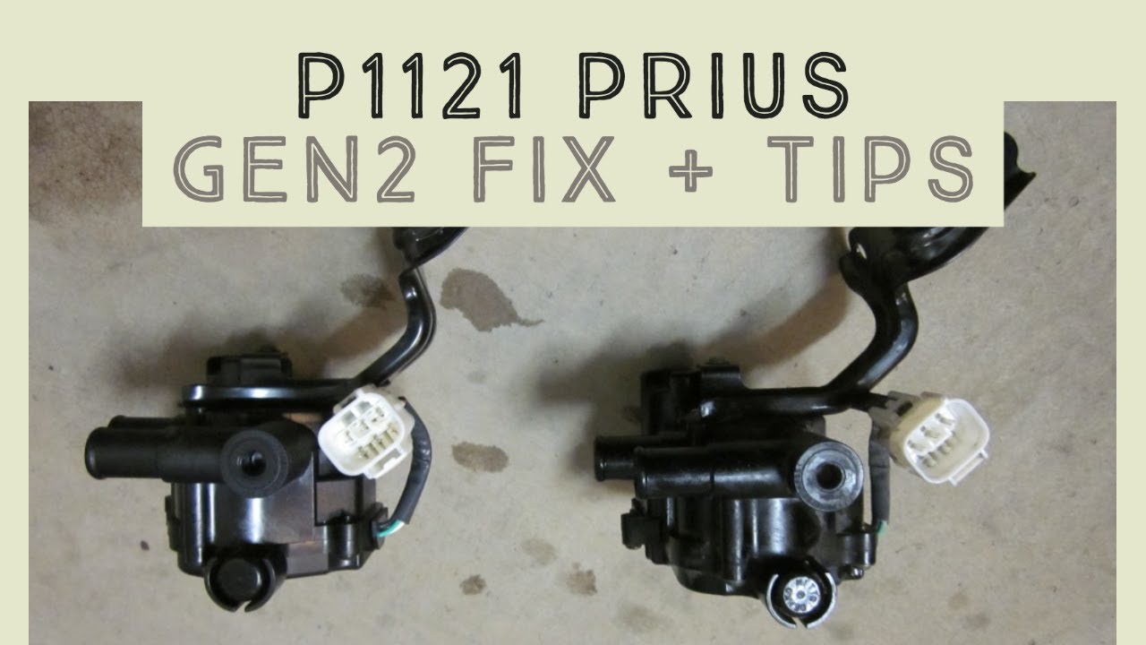 P1121 Prius Info + Fix + Tips for Quick Repair + Bleeding Coolant Without Techstream