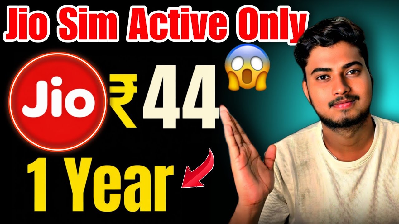 🤔Jio SIM ₹44 Me 1 Saal Tak kaise Active Rakhe | Jio Free Incoming Calls || 44 New Plan 2026.