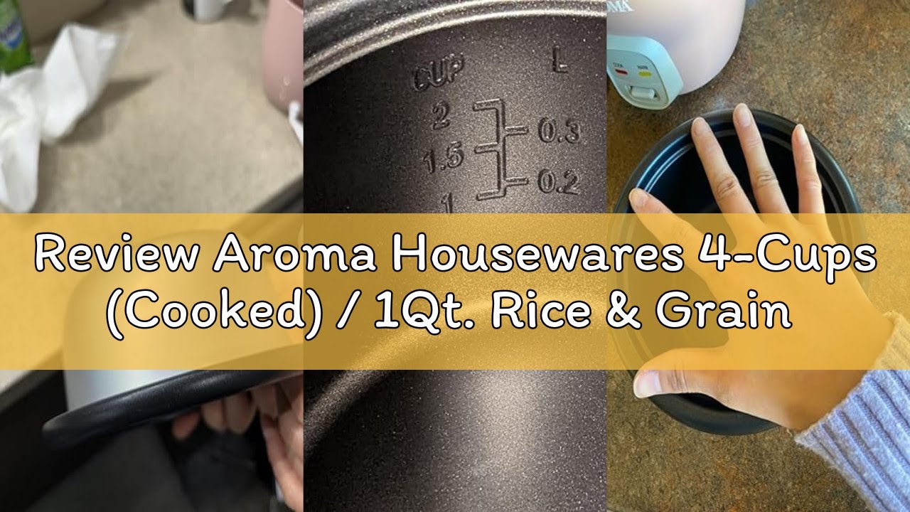 Review Aroma Housewares 4-Cups (Cooked) / 1Qt. Rice & Grain Cooker (ARC-302NGP), Pink