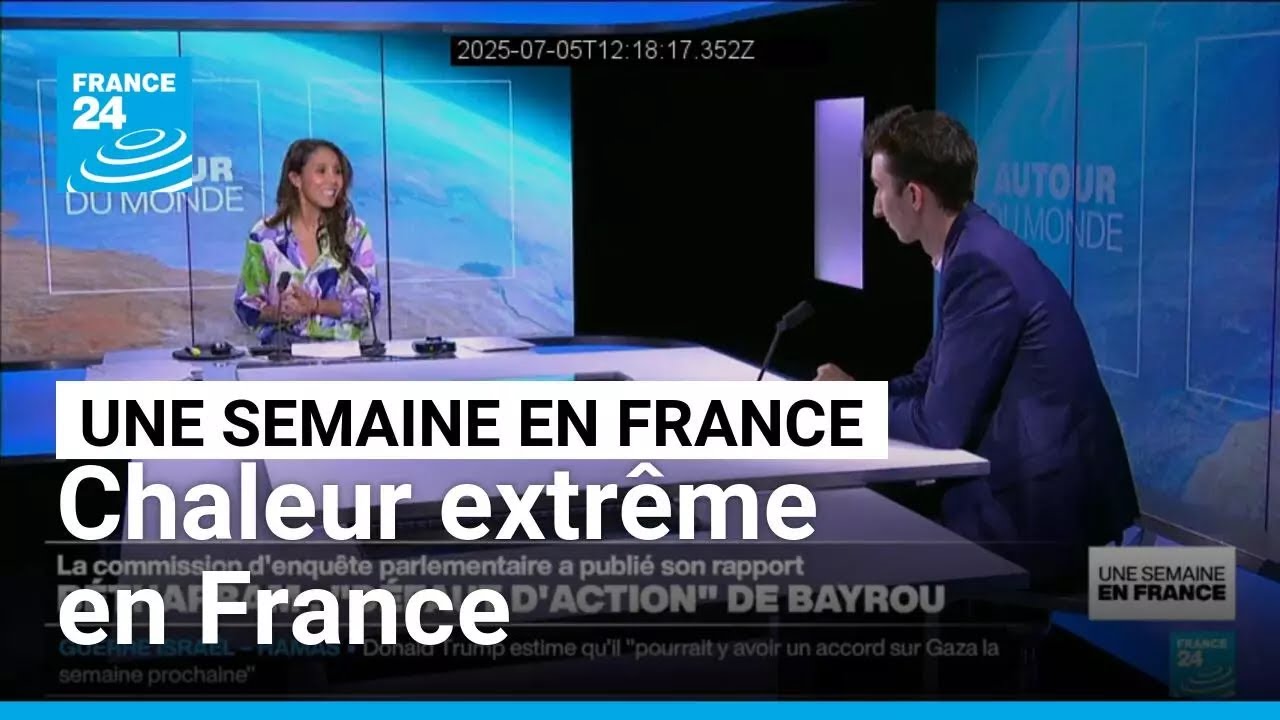 Semaine de chaleur extr&ecirc;me en France : 41&deg;C enregistr&eacute;s, pr&egrave;s de 2000 &eacute;coles ferm&eacute;es