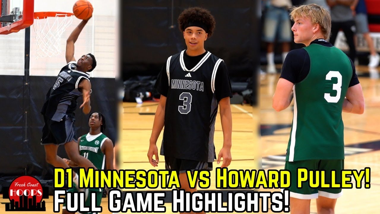 D1 Minnesota And Howard Pulley 17u Face Off! Full Game Highlights!