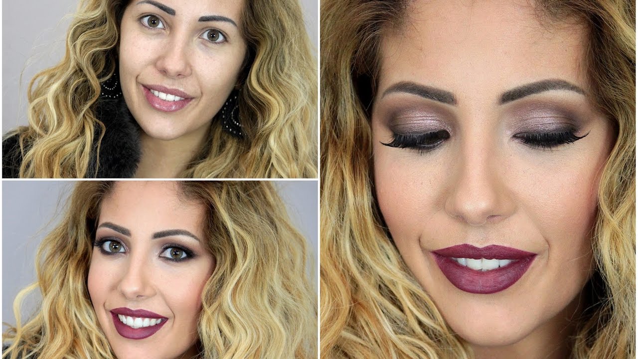 Burgundy Make Up + Copertura tatuaggio sopracciglia | LdyCiccone7