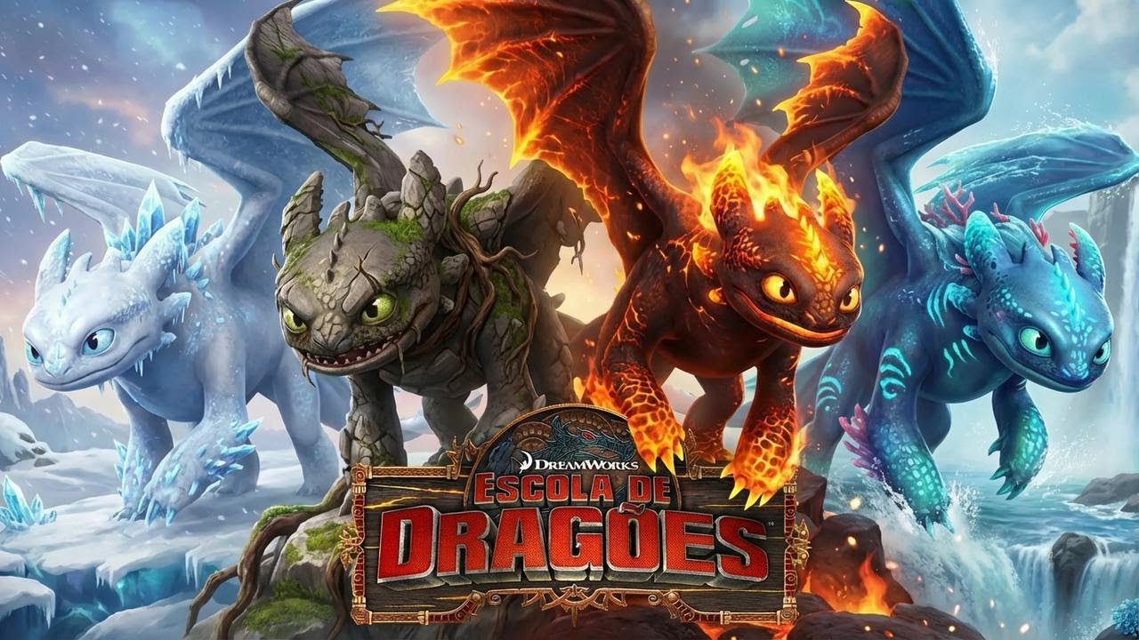 Criei Fúria da Noite Elemental na Escola de Dragões | School Of Dragons Mortis