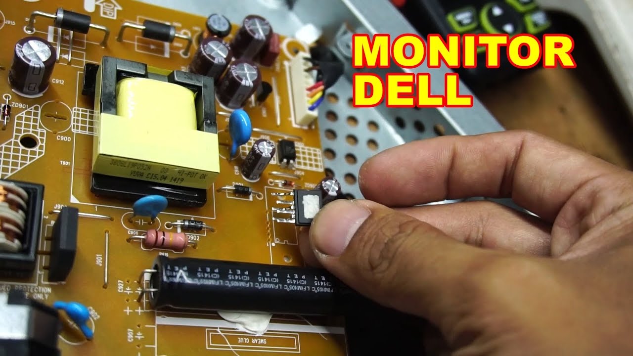 Memperbaiki Monitor DELL Mati Total VLOG202