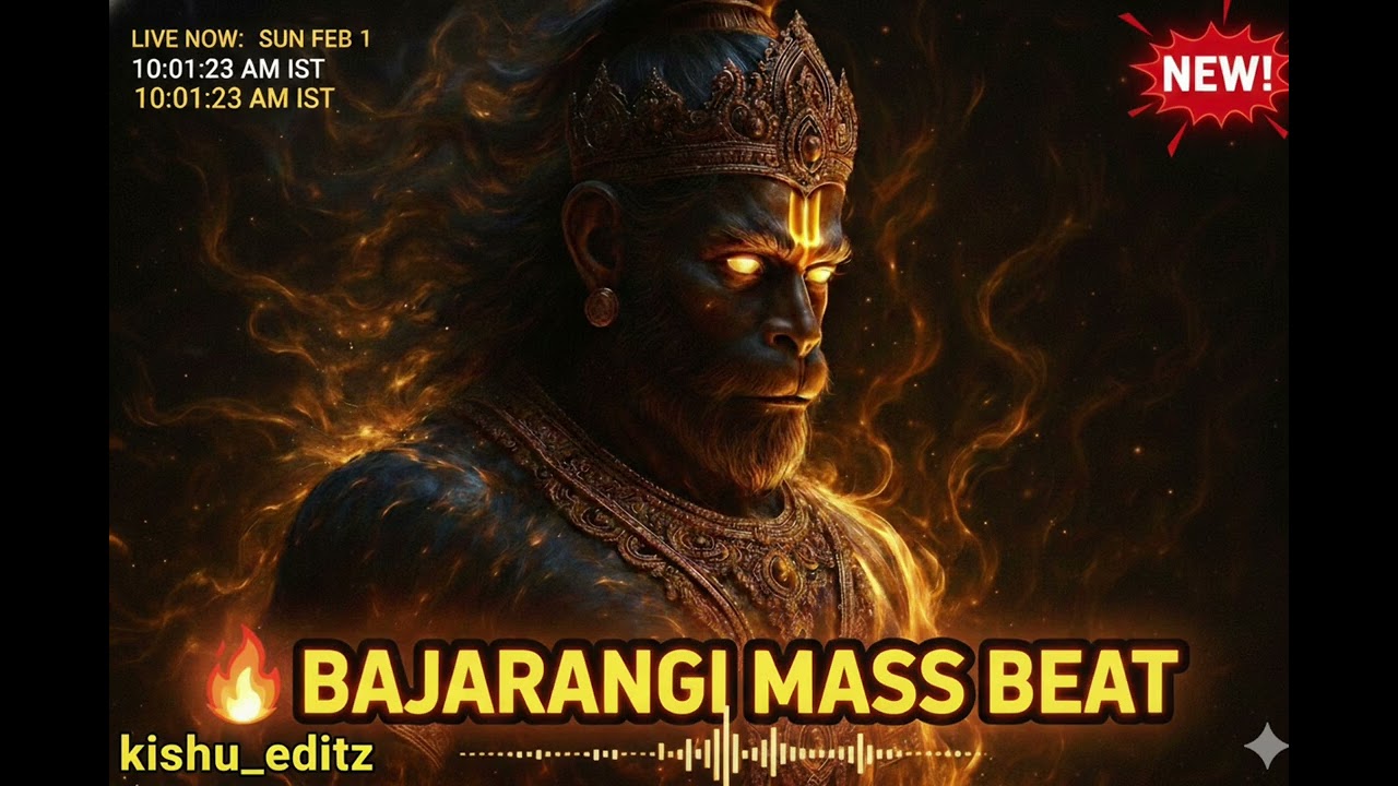 BAJARANGI MASS BEAT 🔥 | Jai Hanuman | Kannada Mass Devotional Song | Hanuman DJ Remix