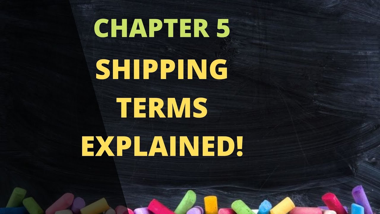 Chapter 5 - FOB Destination and FOB Shipping Point EXPLAINED!!