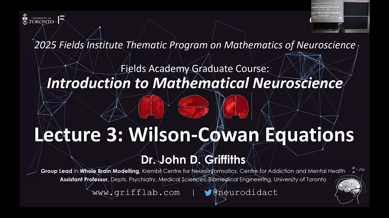 Lecture 03 | Introduction to Mathematical Neuroscience