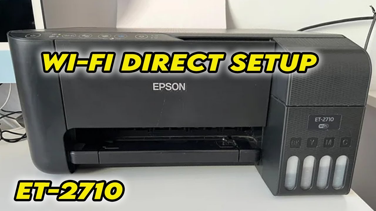 Как настроить Wi-Fi Direct на Epson Eco Tank ET2710