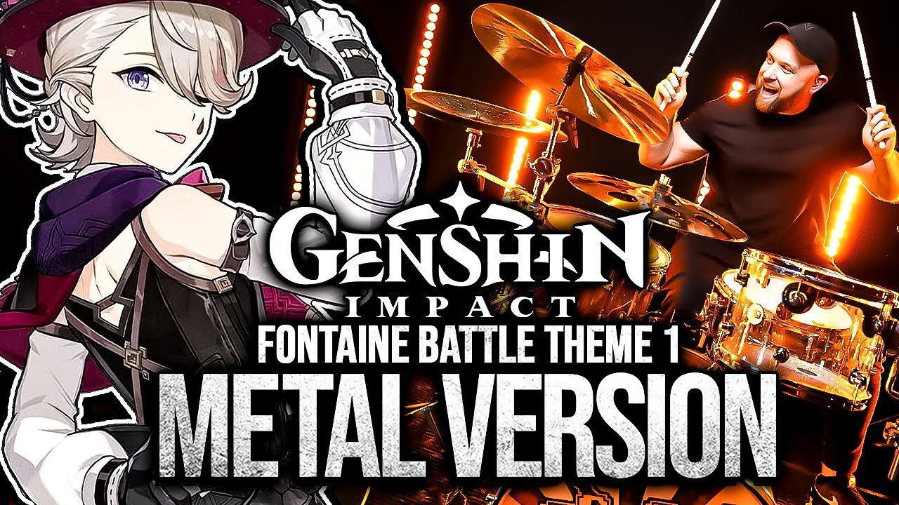 Genshin Impact (Fontaine Battle Theme 1) goes harder🎵  METAL VERSION