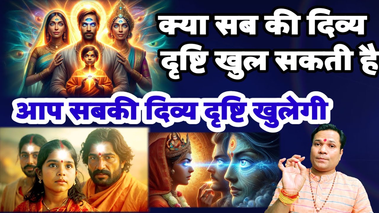 क्या सबकी दिव्या दृष्टि खुल सकती है - दिव्य दृष्टि क्यों प्राप्त हो जाती है - सबसे बड़ा रहस्य खुलेगा