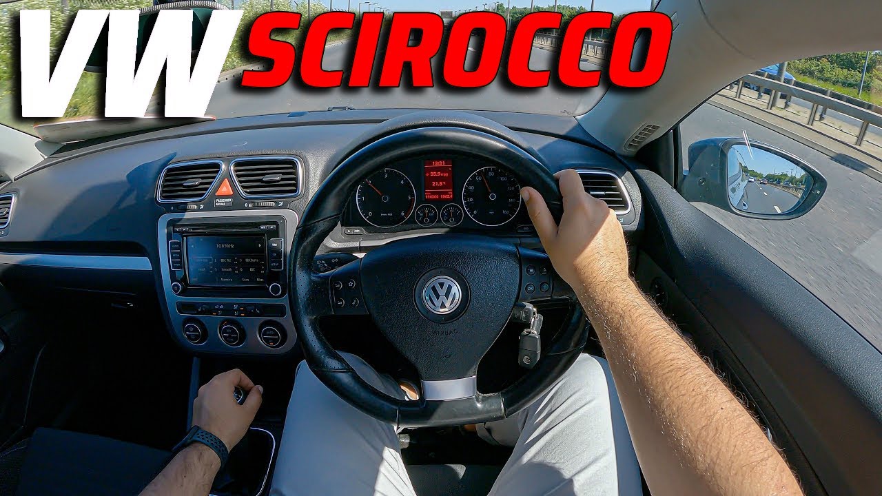 VW SCIROCCO GT 2.0 TDI - POV TEST DRIVE (UK)
