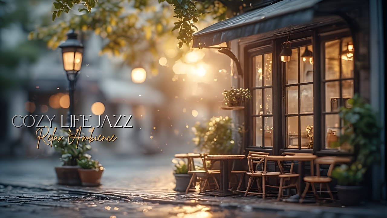 Cozy Backyard Garden Cafe Jazz 🎹 Morning Coffee Music for Deep Focus, Study & Calm Mind