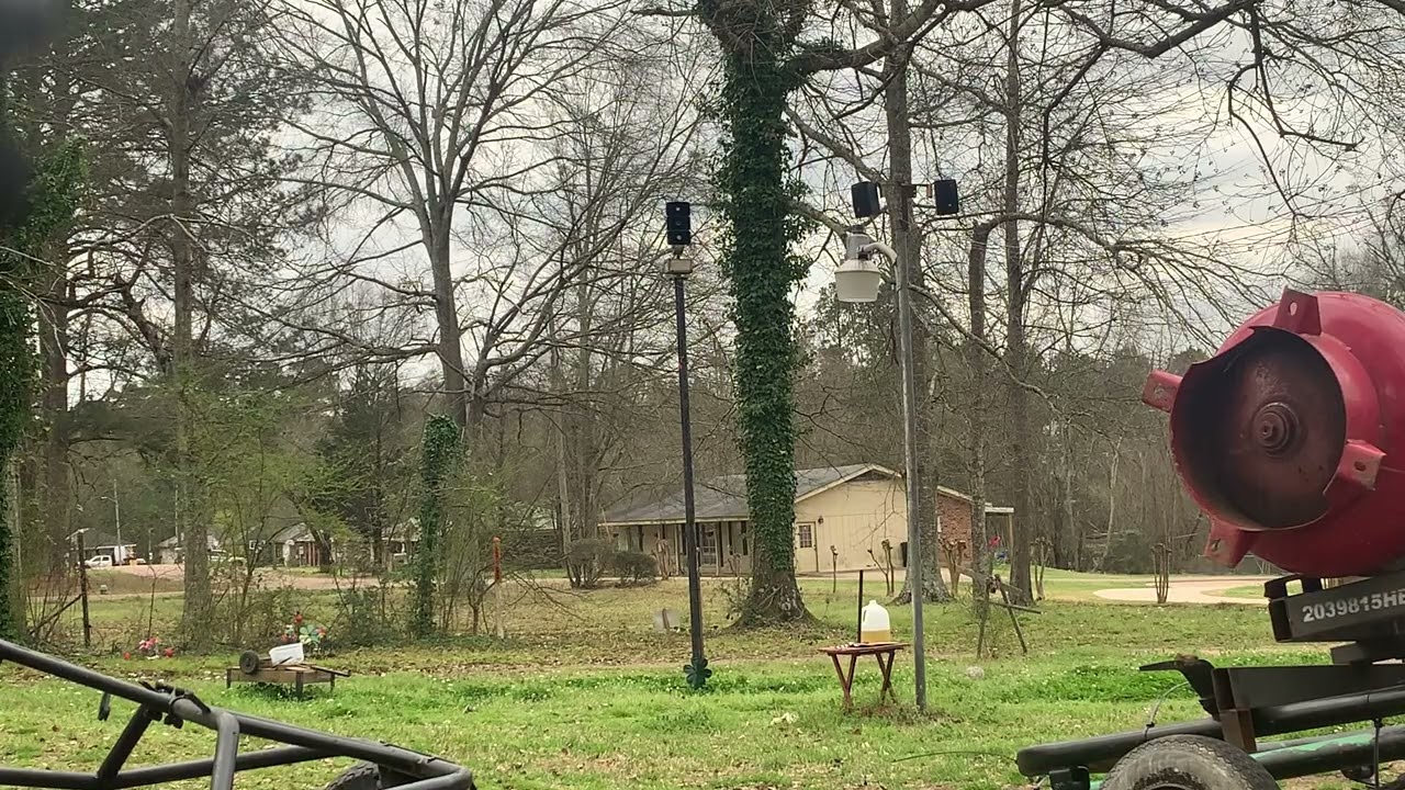 Goofy Goober Rock played on a tornado siren