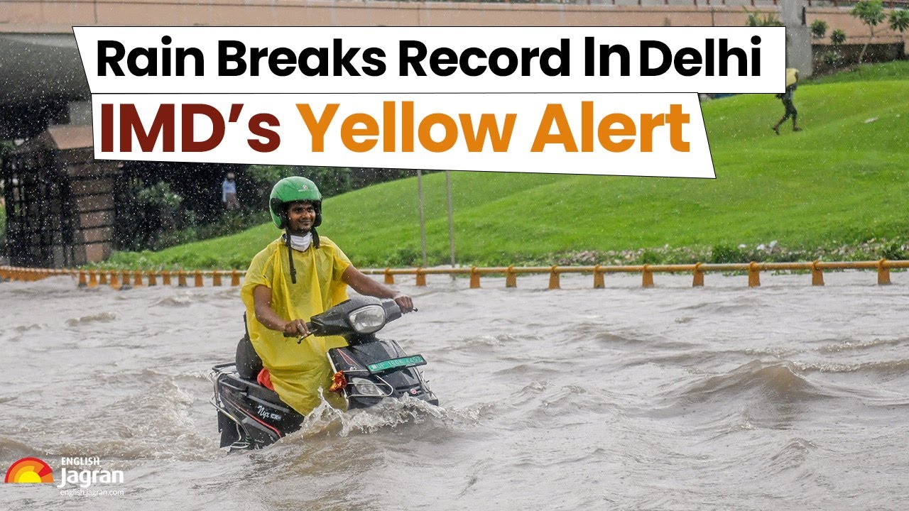 Rain Breaks Record In Delhi | IMD&rsquo;s Yellow Alert | Latest English News | Jagran English