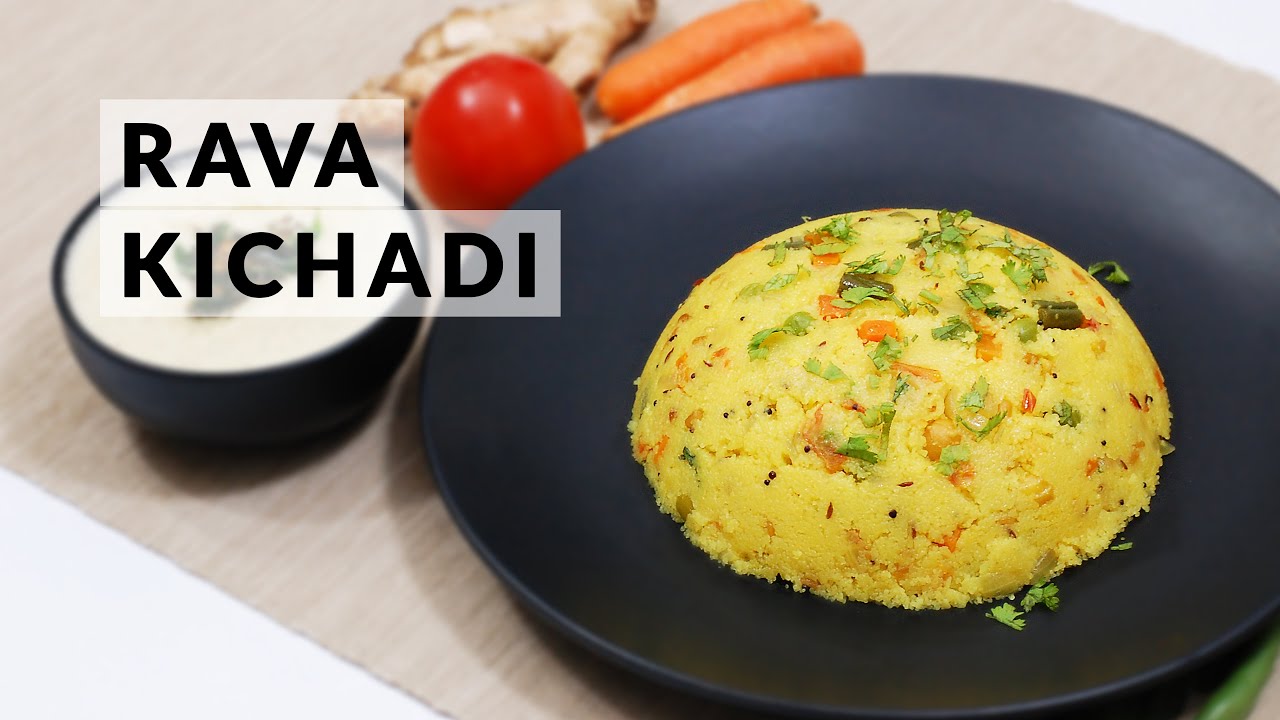 Rava Kichadi | Mixed Veg Khichdi | Sooji Khichdi Recipe