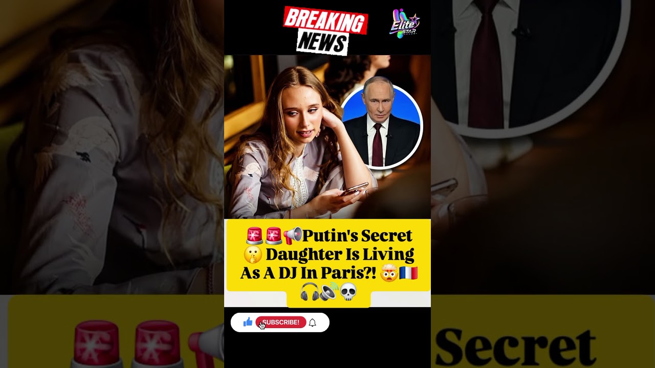 🚨🚨📢📢PUTIN'S DAUGHTER REPORTEDLY LIVING AS A DJ IN PARIS #beardclub #celebrityauthentics