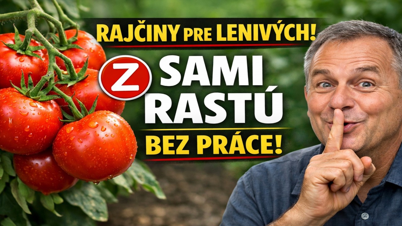 RAJČINY PRE LENIVÝCH! 🤫 7 odrôd, ktoré rastú úplne samy (stačí ich zasadiť a máte vystarané)