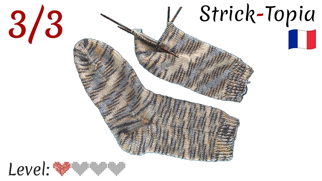 Tricoter des chaussettes facilement – Vidéo 3/3 : La pointe & la finition