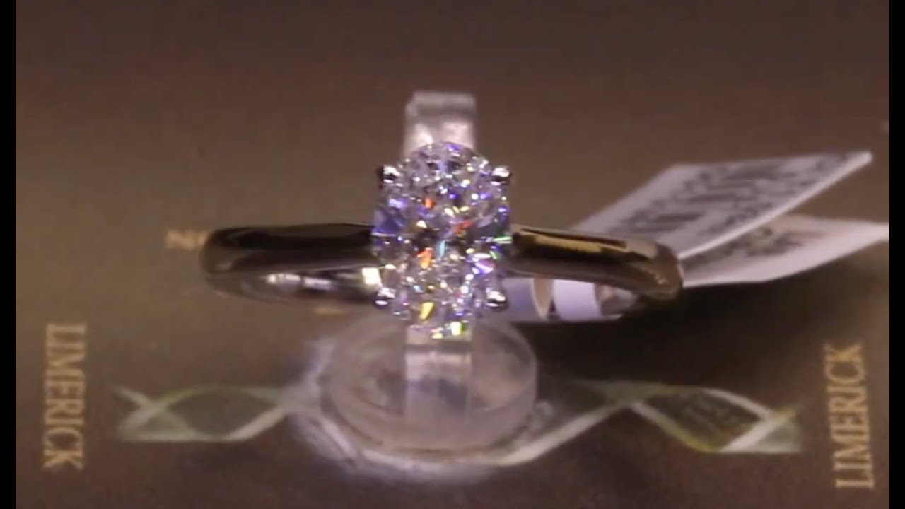 #103879 | T1.03ct | LG Oval Solitaire | Platinum