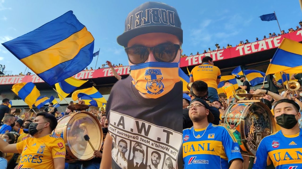 Vlog Tigres vs tijuana en la jornada 12 del clausura 2022 a nivel tribuna con LIBRES Y LOKOS